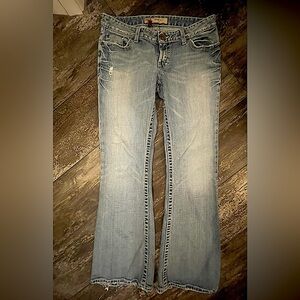 BLK Denim Star Flare Women's Jeans sz 29x31 1/2